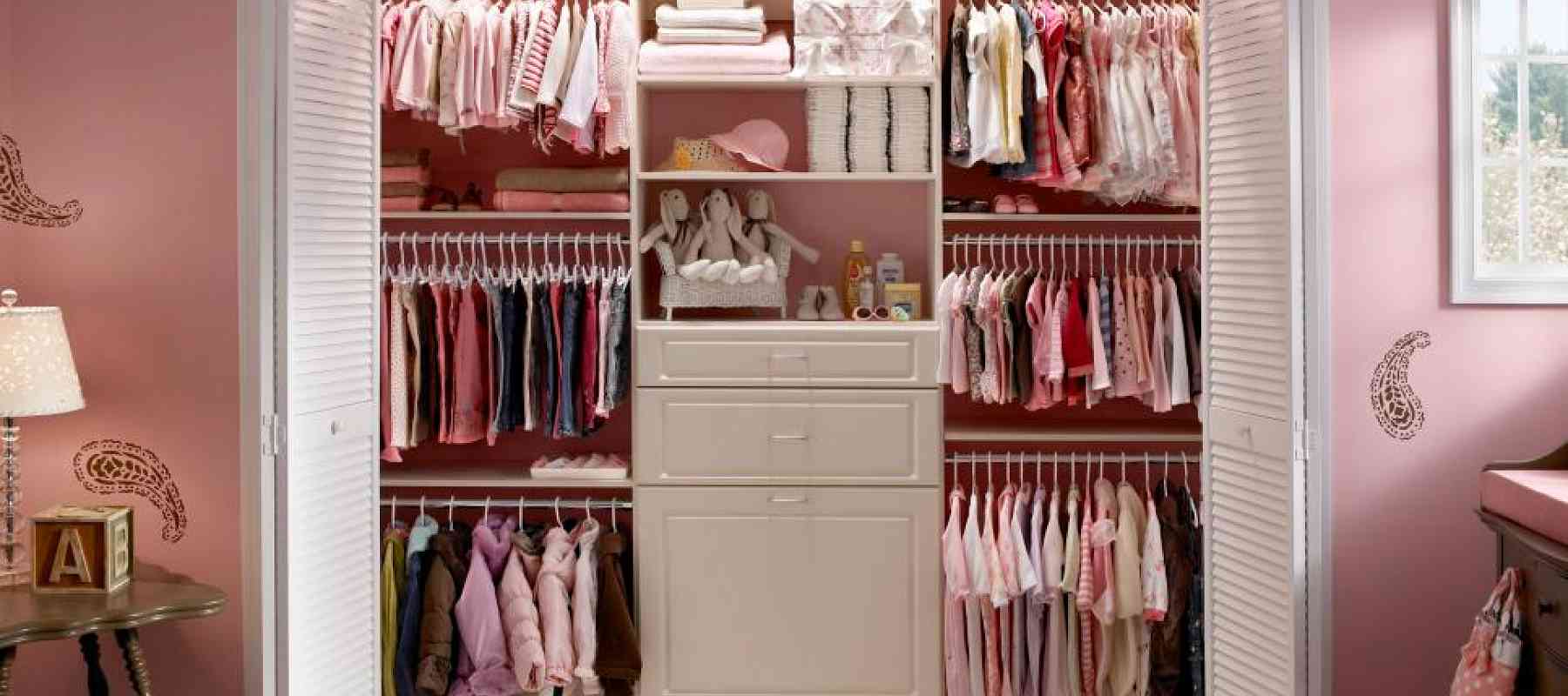 Make Baby Space by Customizing a Closet