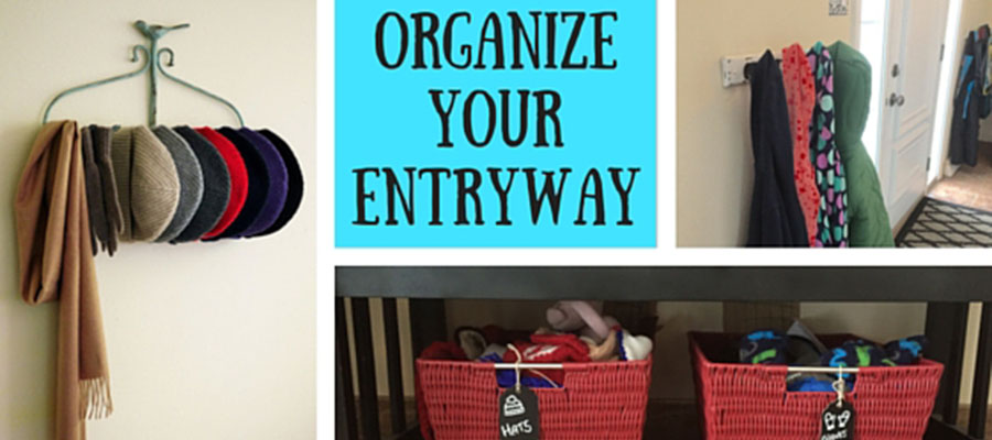 Organizing your entryway